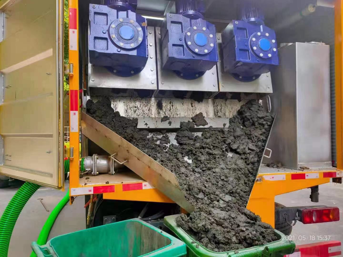 田阳化粪池清掏城市维护站-泥浆净化干湿分离处理